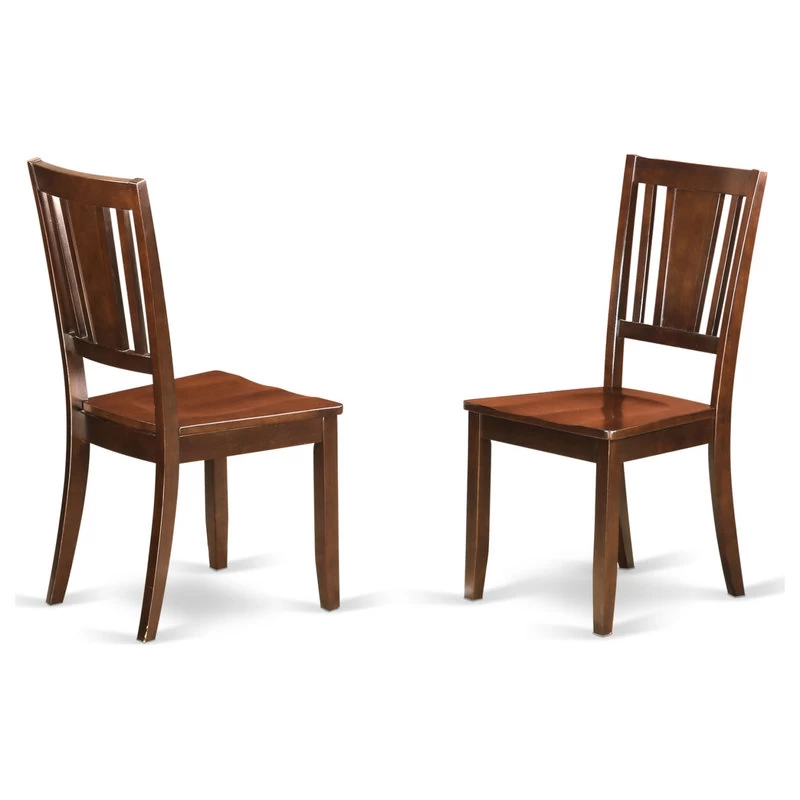 Dudl5-Mah-W 5-Piece Dining Room Set-Dinette Table And 4 Dining Chairs - Image 3