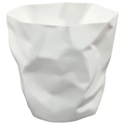 Lava Trash Bin, White