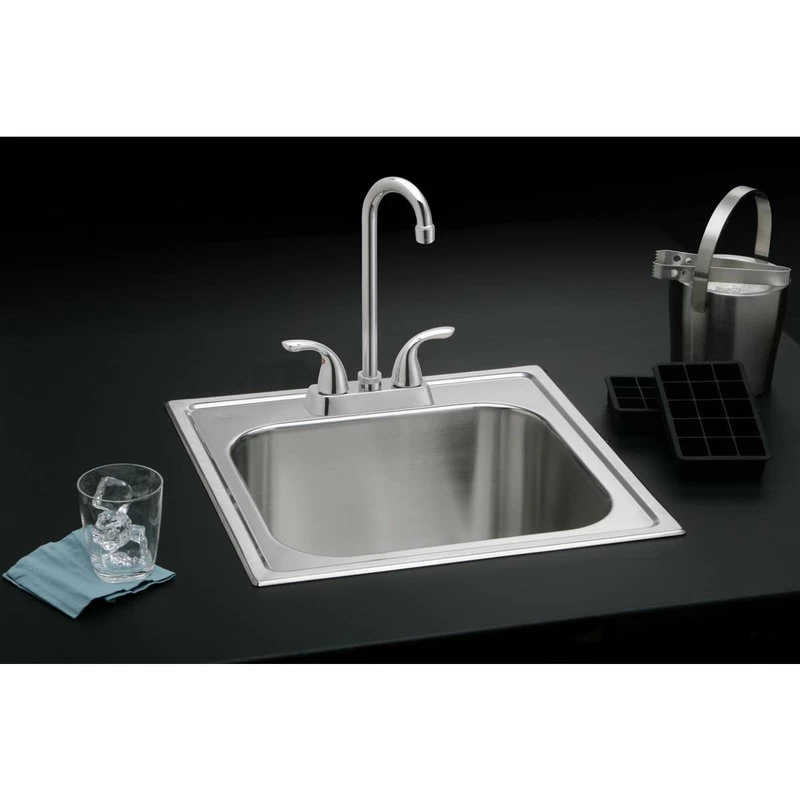 Elkay Everyday Bar Deck Mount Faucet And Lever Handles, Chrome - Image 2