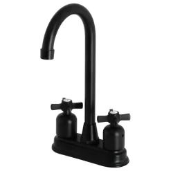 Kingston Brass KB8490ZX Millennium Bar Faucet, Matte Black