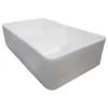32" White Fireclay Farmhouse Kitchen Sink