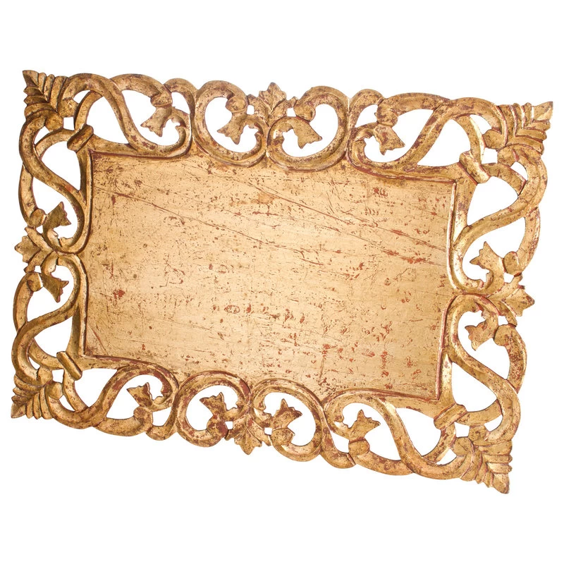 Vendome Rectangle Placemats, Set Of 4, Antique Gold