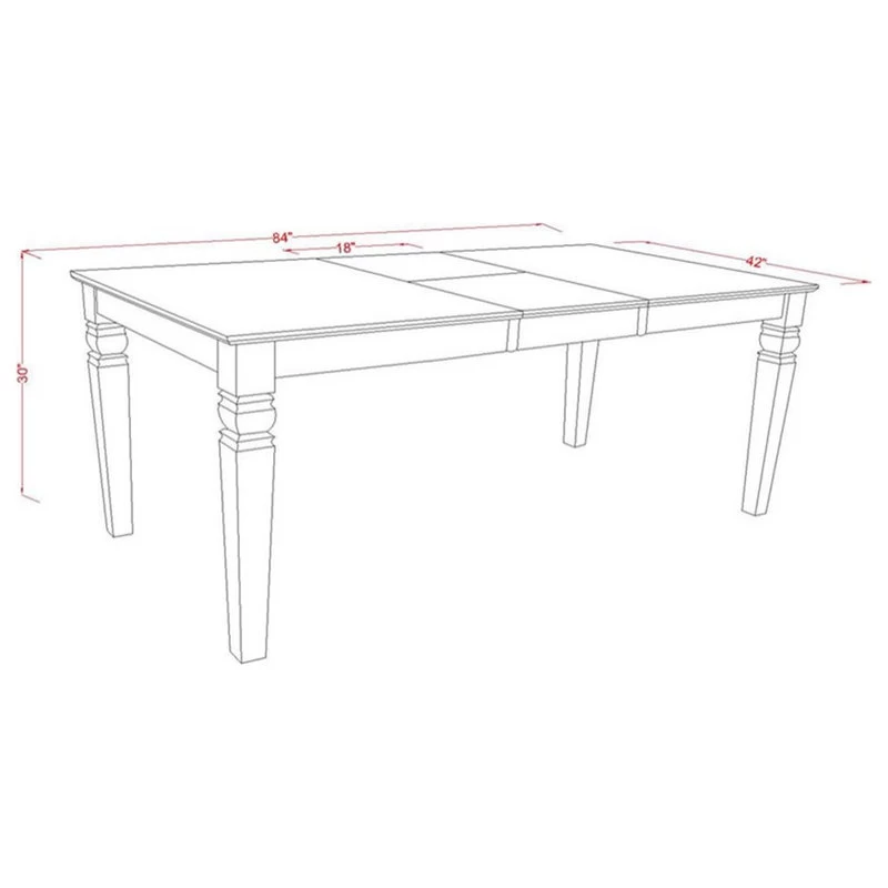 Atlin Designs 9-piece Wood Dining Set In Black/Blue - Image 5