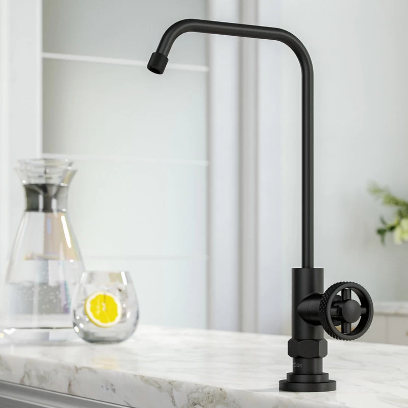 Urbix Drinking Water Dispenser Beverage Kitchen Faucet, Matte Black - Image 2