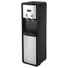Vitapur Bottom Load Water Dispenser (Hot/Cold) With Push Levers, Black/Stainless