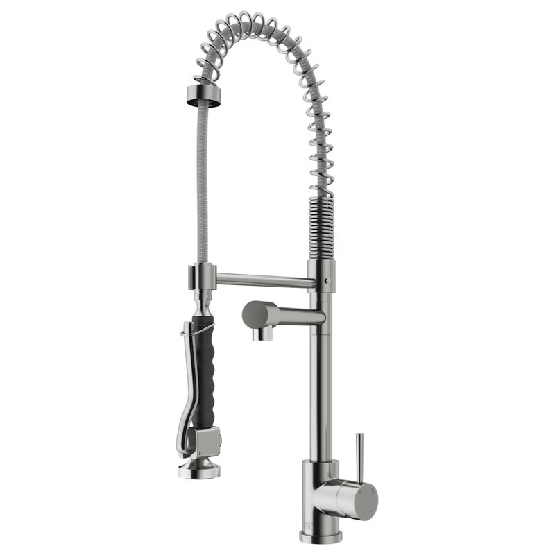 VIGO Zurich Pull-Down Kitchen Faucet, Stainless Steel