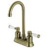 Kingston Brass KB8493DPL Paris Bar Faucet, Antique Brass