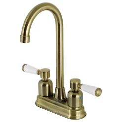 Kingston Brass KB8493DPL Paris Bar Faucet, Antique Brass