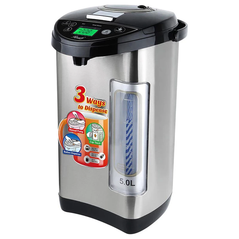 Everglade Home 5L Backlight Hot Water Boiler Pot With 5 Keep-Warm Temperatures