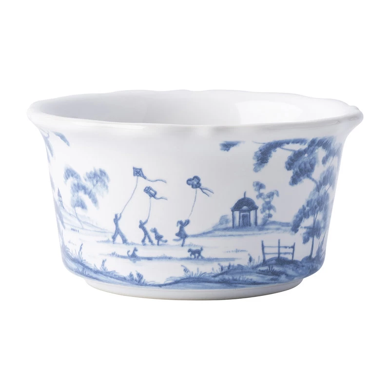 Country Estate Delft Blue Ramekin Tea Party Tent - Image 2