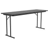 Correll 3/4" High Pressure Folding Seminar Table In Montana Granite