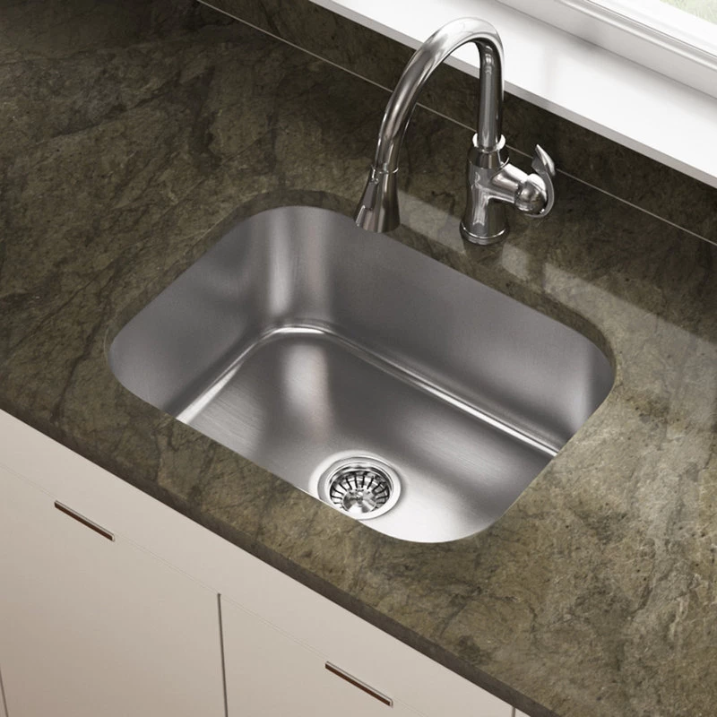 2318 Single Bowl Stainless Steel Kitchen Sink, 16-Gauge, Sink Only - Image 2