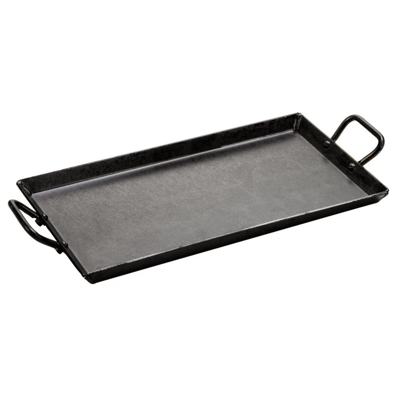 Lodge Pre-Seasoned Carbon Steel 18 X 10 Inch Rectangular Griddle