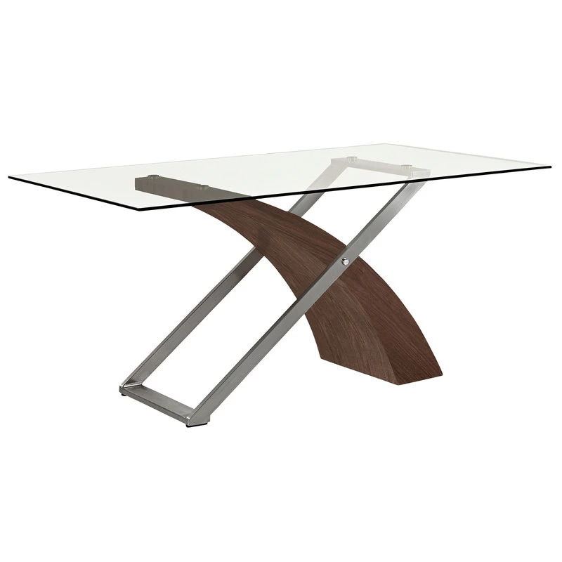 Contemporary Glass Dining Table - Image 3