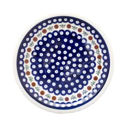 Polish Pottery Dinner Plate, Pattern Number: 41