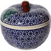 Polish Pottery Apple Baker, Pattern Number: 120