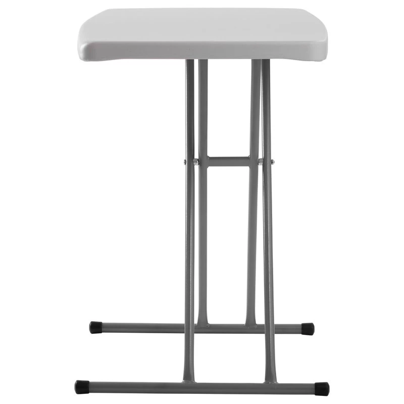 Commercialine 20 X 30 Height Adjustable Personal Folding Table, Speckled Grey - Image 5