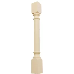 Traditional Cabinet Column, Maple, 3 3/4"W X 3 3/4"D X 35 1/2"H