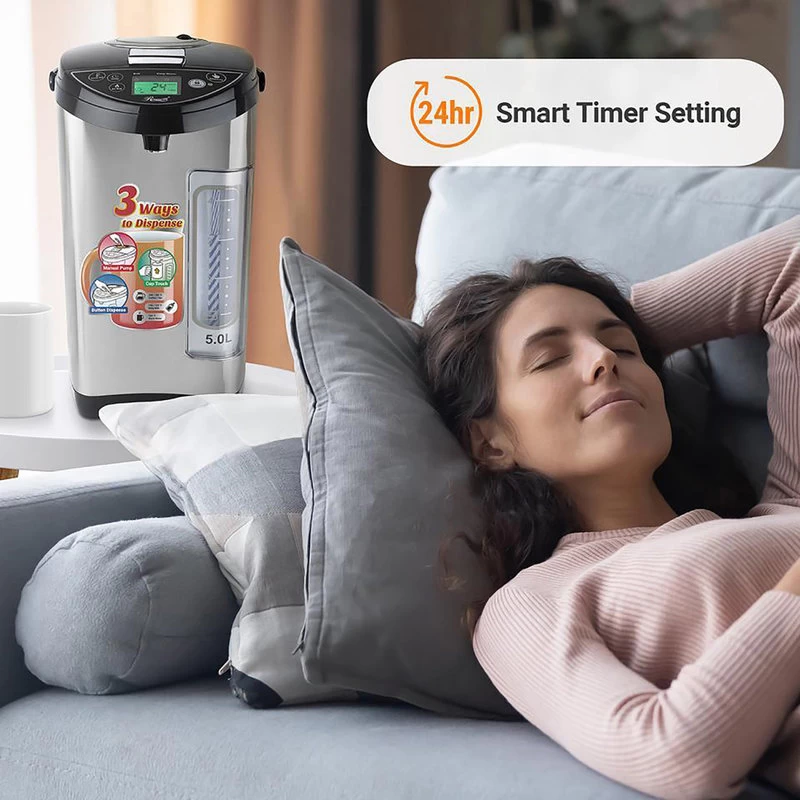 Everglade Home 5L Backlight Hot Water Boiler Pot With 5 Keep-Warm Temperatures - Image 8