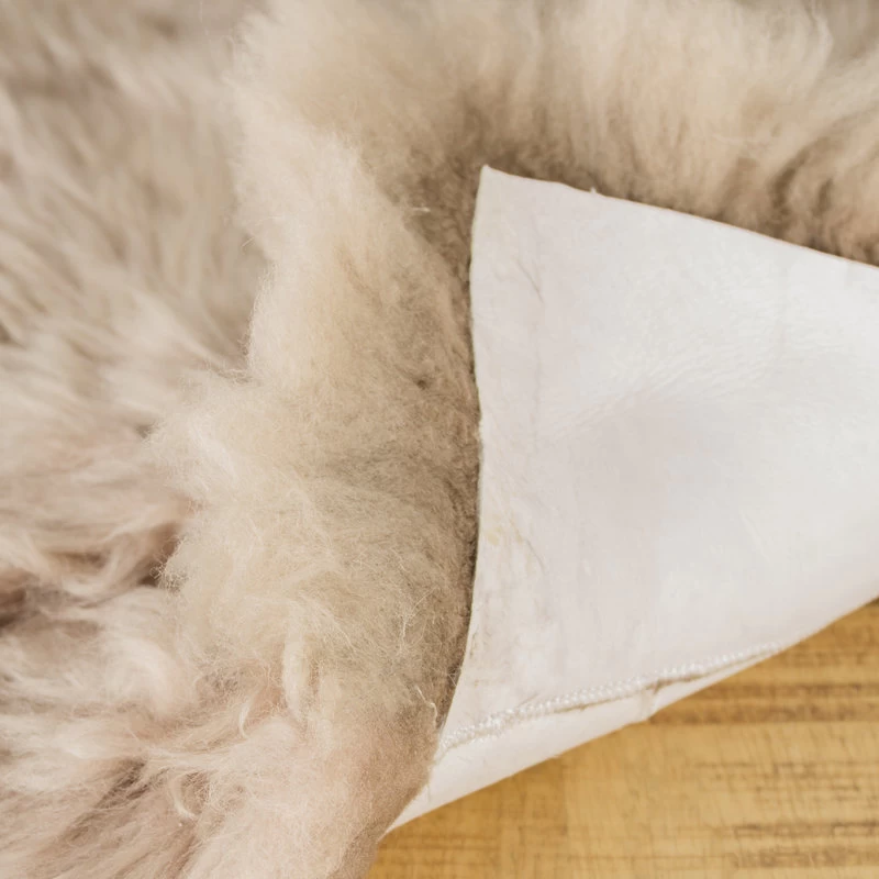 100% New Zealand Sheepskin Chair Seat Cover, 17"x17", Taupe - Image 5