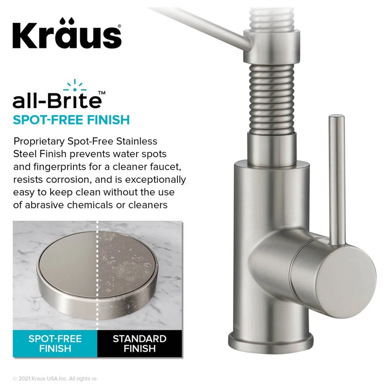 Bolden Commercial Pull-Down 1-Handle Kitchen Filter Faucet, 3-Function, SFS - Image 6