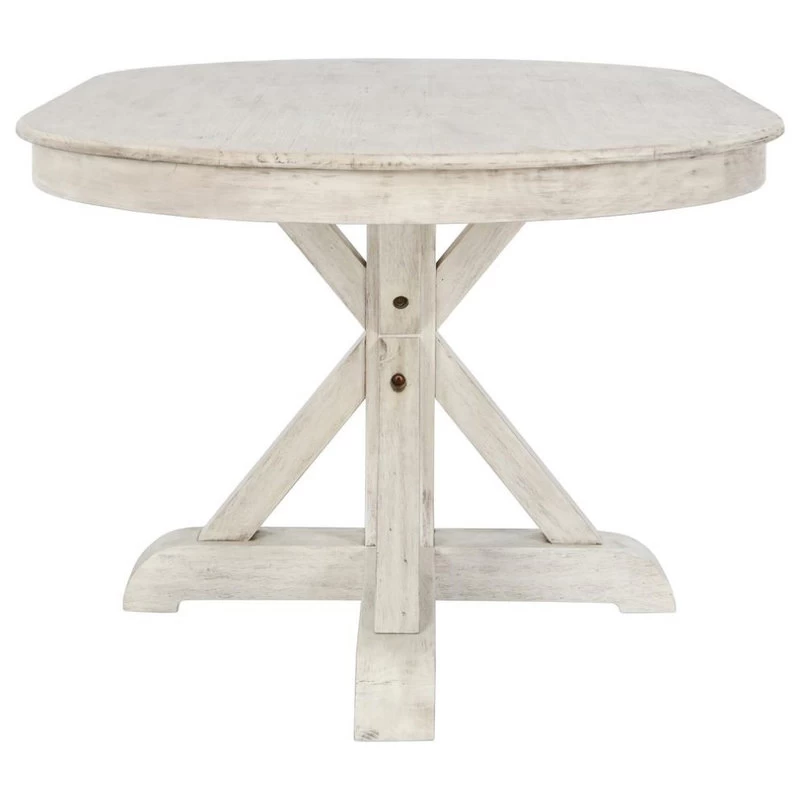 Gerald 63 Oval Dining Table Sun-Bleached Ivory - Image 4
