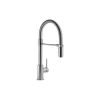 Delta Trinsic Pull-Down Kitchen Faucet With Spring Spout, Arctic Stainless