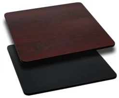 24" Square Table Top With Reversible Laminate Top