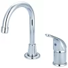 Single Handle Bar Faucet, Polished Chrome