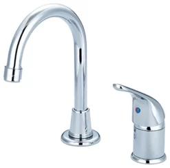 Single Handle Bar Faucet, Polished Chrome