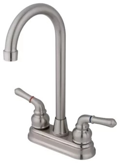Magellan Two Handle 4" Centerset High-Arch Bar Faucet