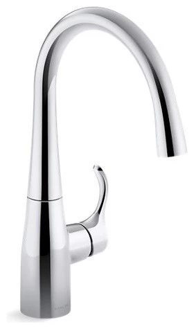 Kohler Simplice Bar Sink Faucet, Polished Chrome