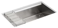 Kohler 8 Degree 33" X 18" X 10" Under-Mount Large Single-Bowl Kitchen Sink
