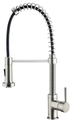 Vigo VG02001 Edison 1.8 GPM 1 Hole Pre-Rinse Pull-Down Kitchen - Stainless