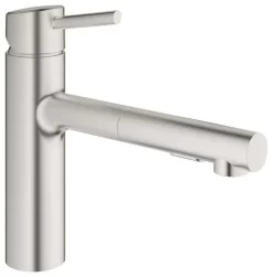Grohe 31 453 Concetto Pull-Out Kitchen Faucet - SuperSteel