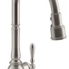 Kohler Artifacts Kitchen Faucet W/ 17-5/8" Pull-Down Spout, Vibrant Stainless
