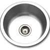 Houzer SCF-1830-1 Hospitality Series Topmount Stainless Steel Round Bar Sink