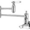 Kingston Brass Pot Filler Faucets With Polished Chrome Finish KS3101BPL