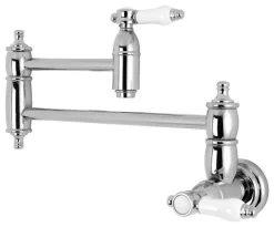 Kingston Brass Pot Filler Faucets With Polished Chrome Finish KS3101BPL