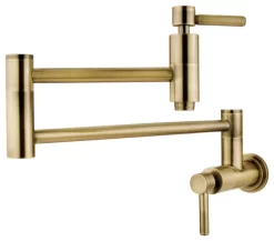 Kingston Brass Pot Filler Faucets With Antique Brass Finish KS8103DL