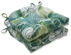 Key Cove Lagoon Reversible Chair Pad Set Of 2