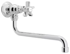 Rohl Italian Kitchen Single-Spoke Handle Kitchen Pot Filler, Polished Chrome