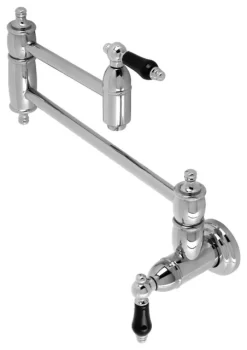 Kingston Brass KS3101PKL Duchess Wall Mount Pot Filler, Polished Chrome