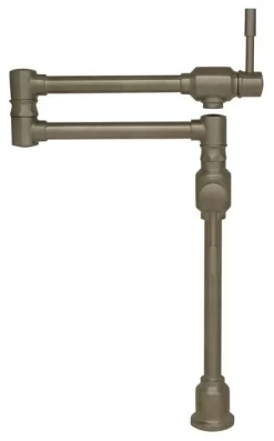 Whitehaus Collection Whitehaus WHST10004-002SK-BSS Solid Stainless Steel Deck Mount Pot Filler