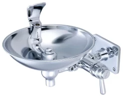 Central Brass Wall Mounted Drinking Fountain