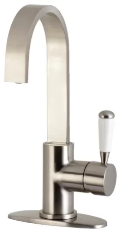 Kingston Brass Paris Traditional Bar Prep Faucets In Brushed Nickel LS8618DPL
