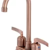 Kingston Brass KB849EFLAC Centurion Bar Faucet, Antique Copper