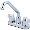 Two Handle Bar Laundry Faucet, Polished Chrome