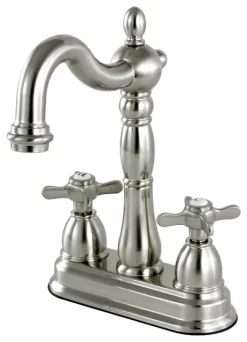 Kingston Brass Essex Traditional Bar Prep Faucets In Brushed Nickel KB1498BEX