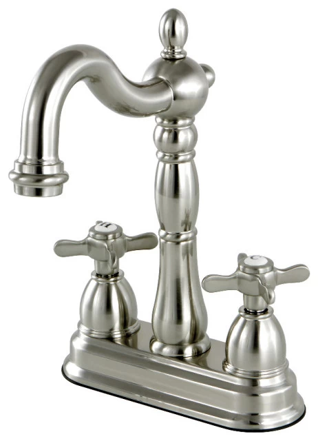 Kingston Brass Essex Traditional Bar Prep Faucets In Brushed Nickel KB1498BEX